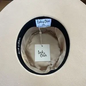 NWT lack of color Sierra hat in black. Size medium 57cm. Lack of Color Sierra Hat Size M (57cm) Color Beige Gold NWT  main image 4